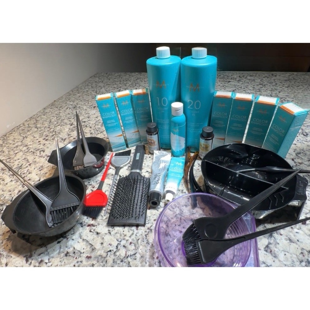 Moroccanoil Color Hair Dye Lot Unopened and Partial